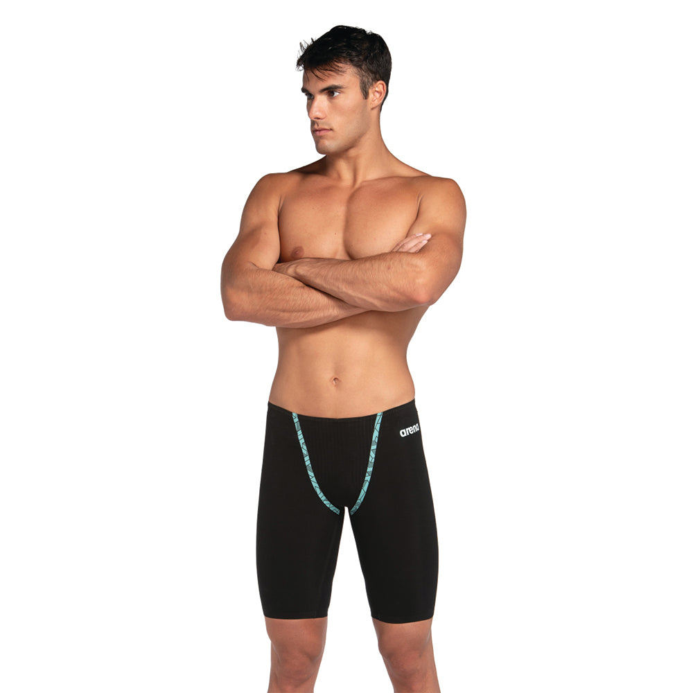 Arena Powerskin Primo Jammer black teal front