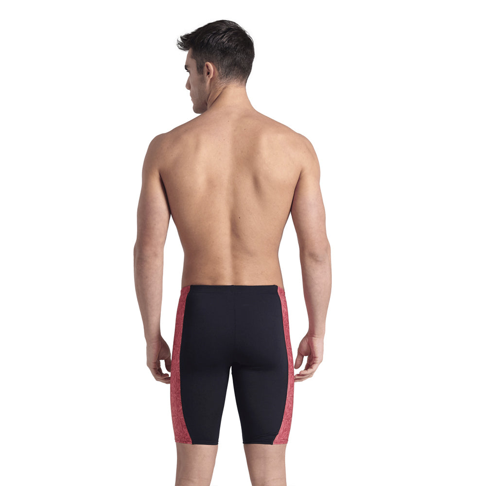 Arena Abstract Tiles Jammer red back