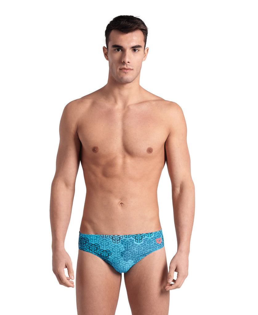 Arena Camo Kikko Briefs blue front