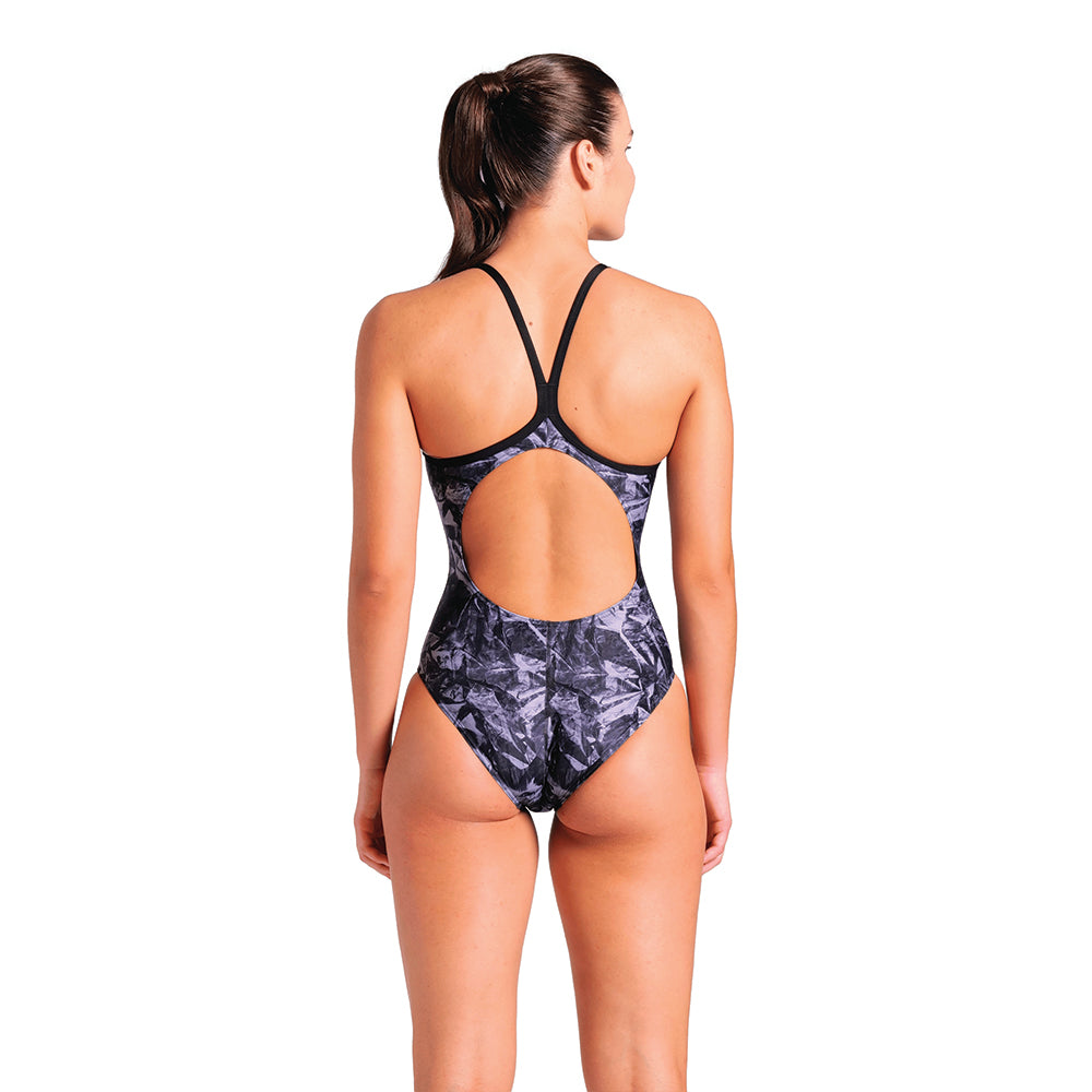 Arena Crackle Light Drop Back black back