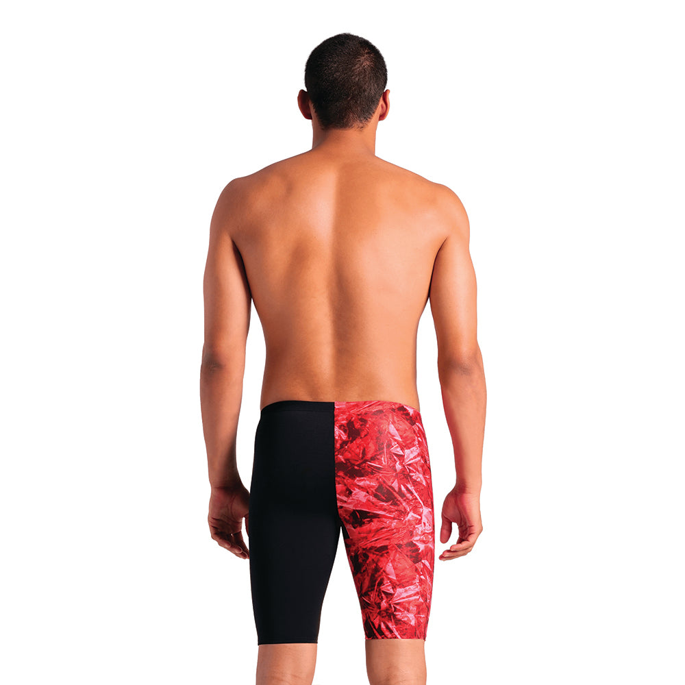 Arena Crackle Swim Jammer red back
