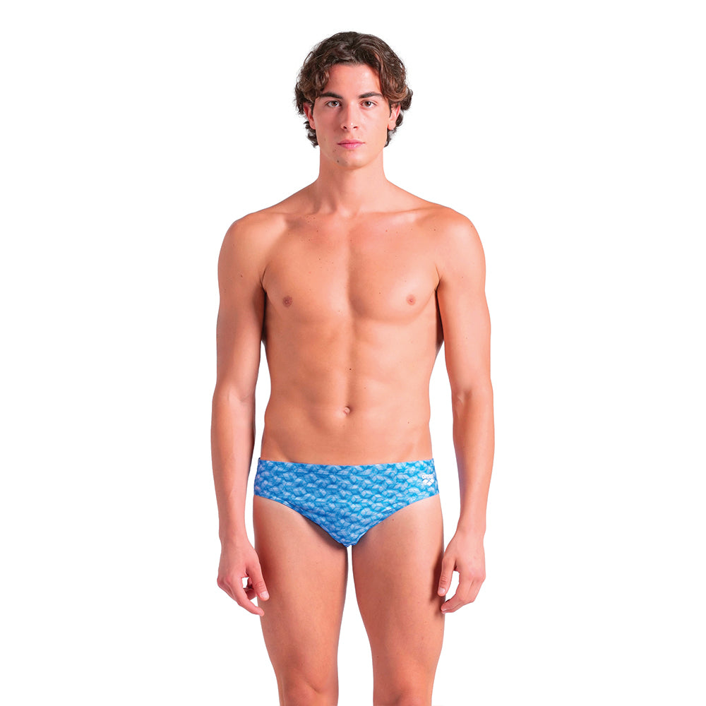 Arena Monogram Brief blue front