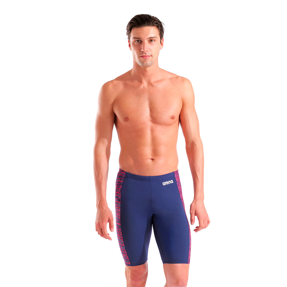 Arena Snakeskin Jammer navy red front