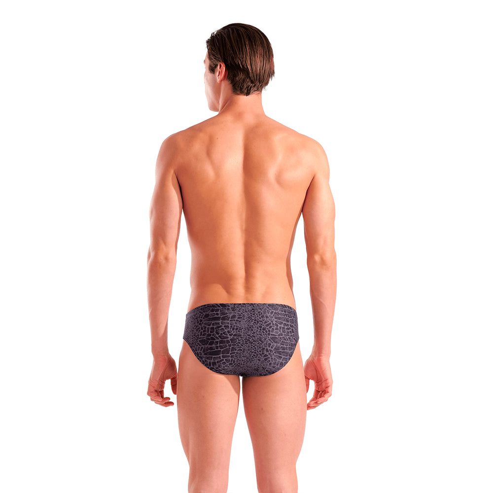 Arena Snakeskin Brief black back