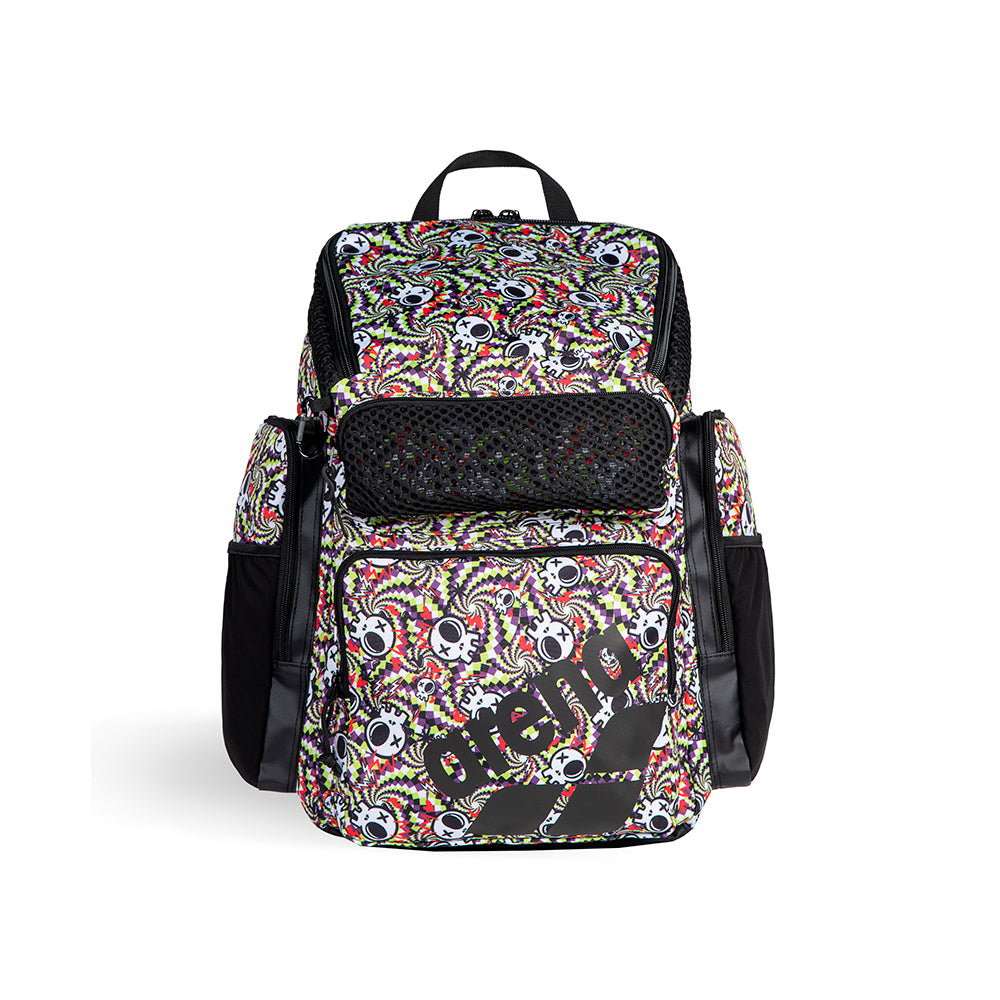 Arena One Go Printed 45L Backpack fun skulls