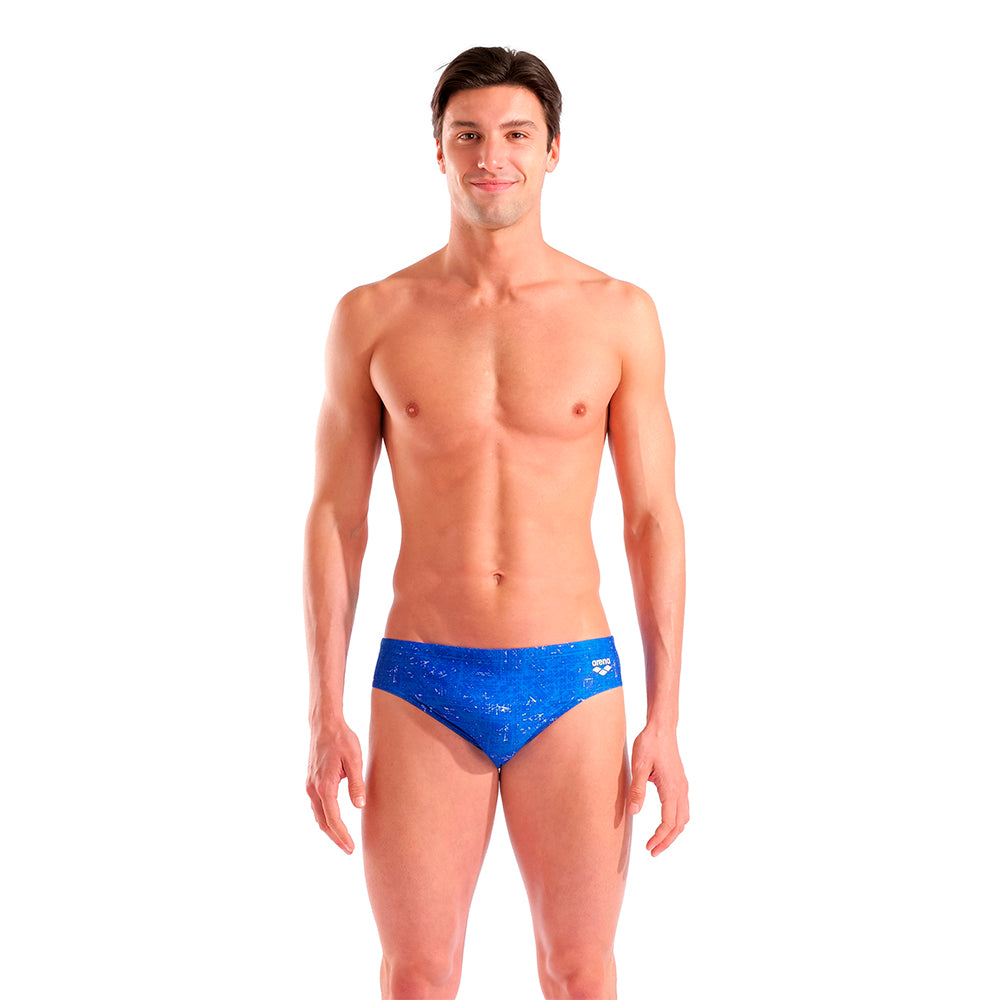 Arena Ribbed Brief royal front