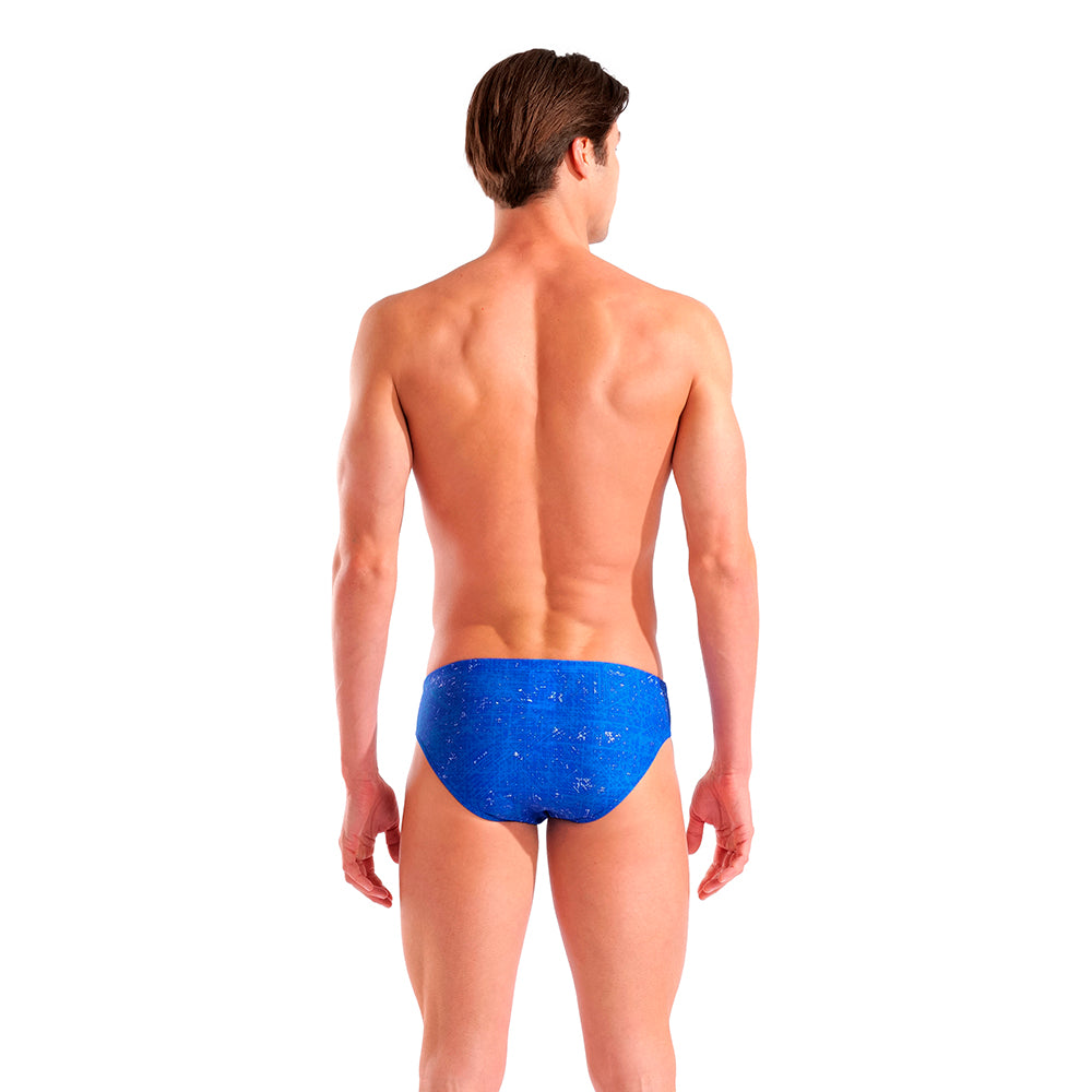 Arena Ribbed Brief royal back