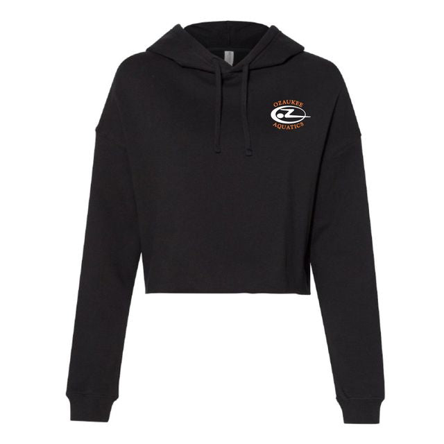 OZ Womens Light Cropped Hooded Sweatshirt