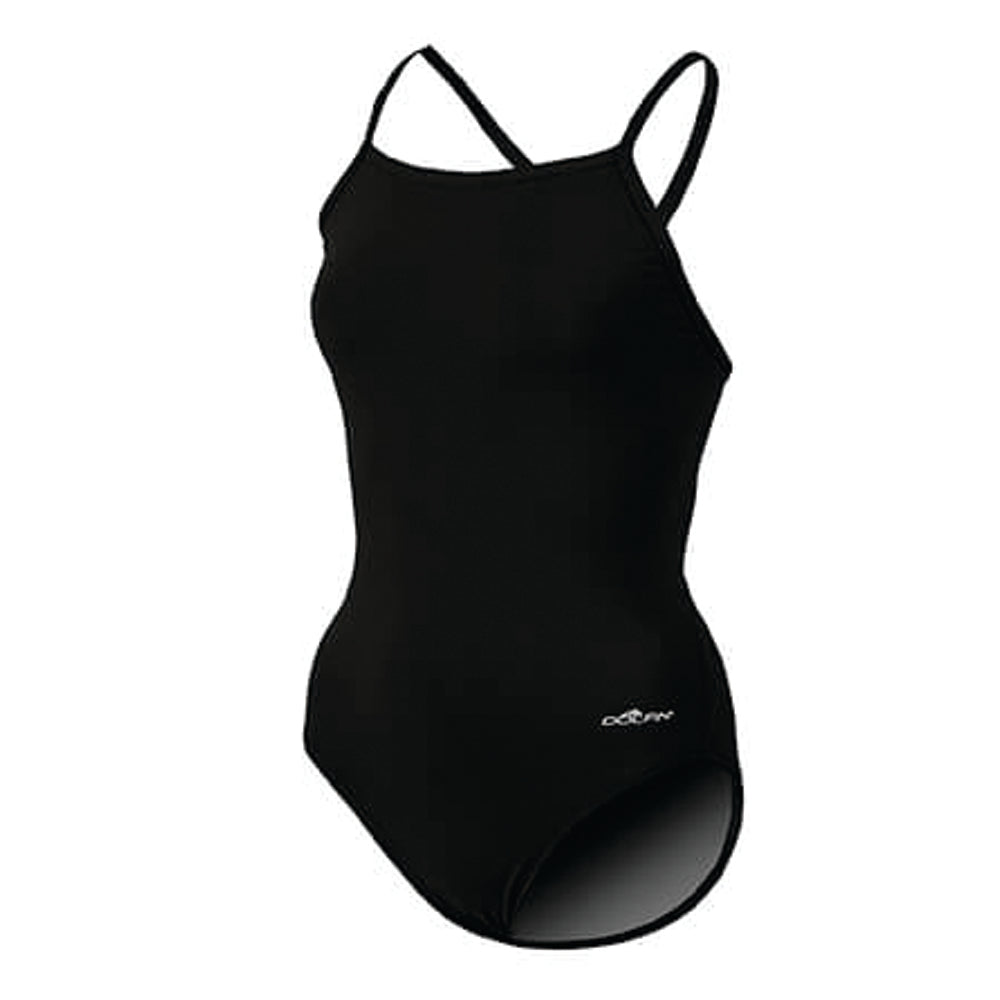 Dolfin Team Solid V-Back black