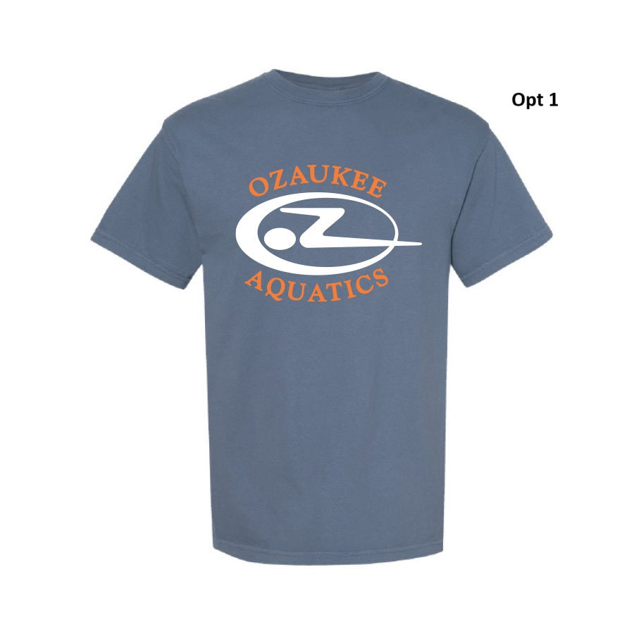 OZ Comfort Colors Garment Dyed Heavy T-Shirt Blue Jean (LOGO OPTIONS)