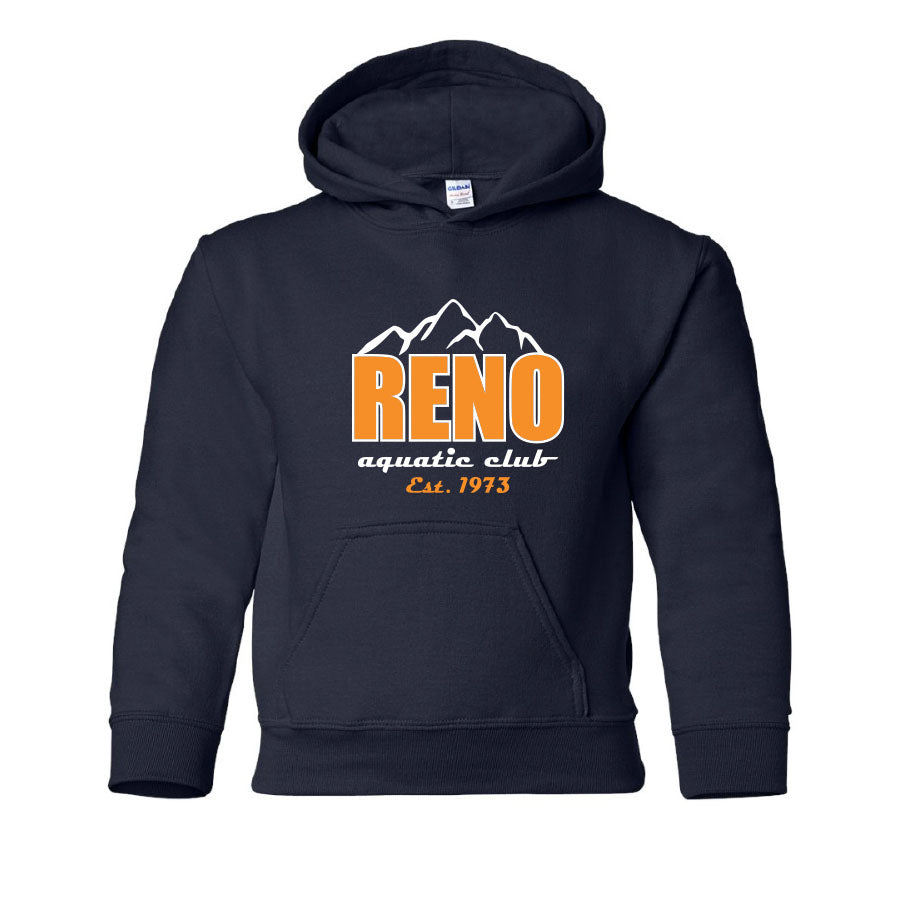 RENO - TEAM YOUTH HOODED SWEATSHIRT NAVY