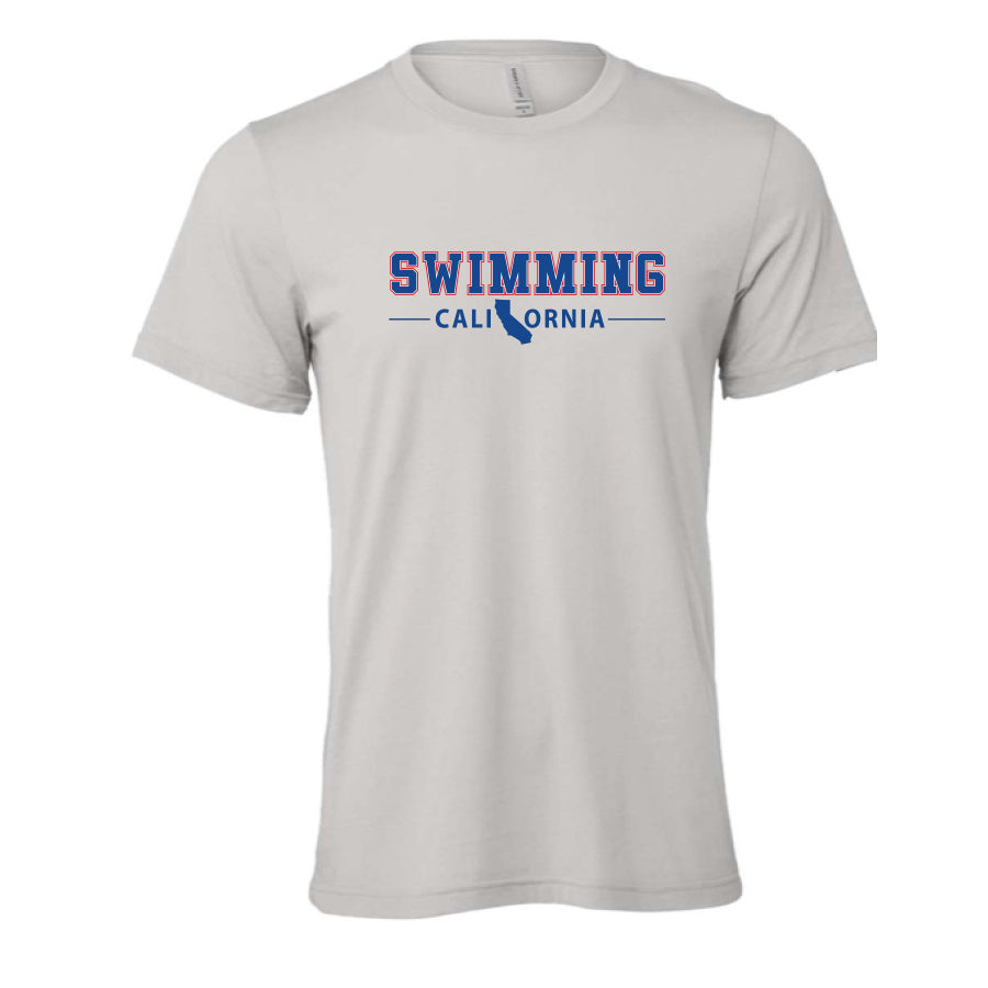 Adult Swimming Jersey Tee 2024 grey california