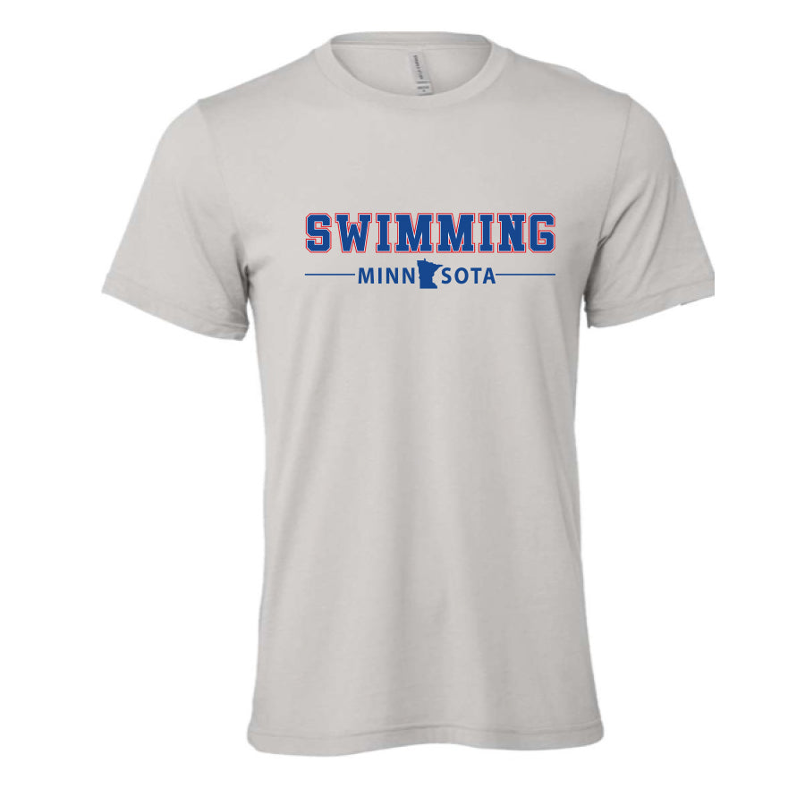 Adult Swimming Jersey Tee 2024 grey minnesota