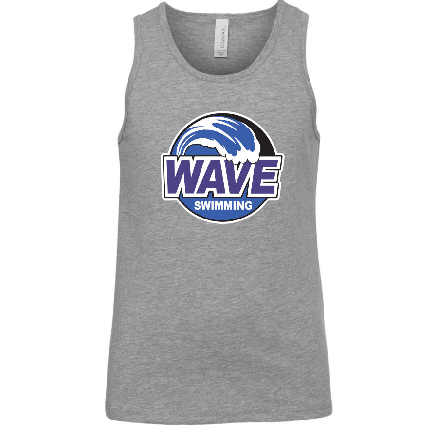 Wave 2026 Youth Jersey Tank - Athletic Heather