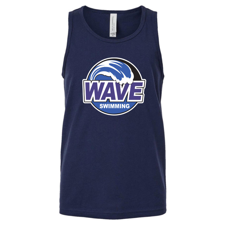 Wave 2026 Youth Jersey Tank - Navy