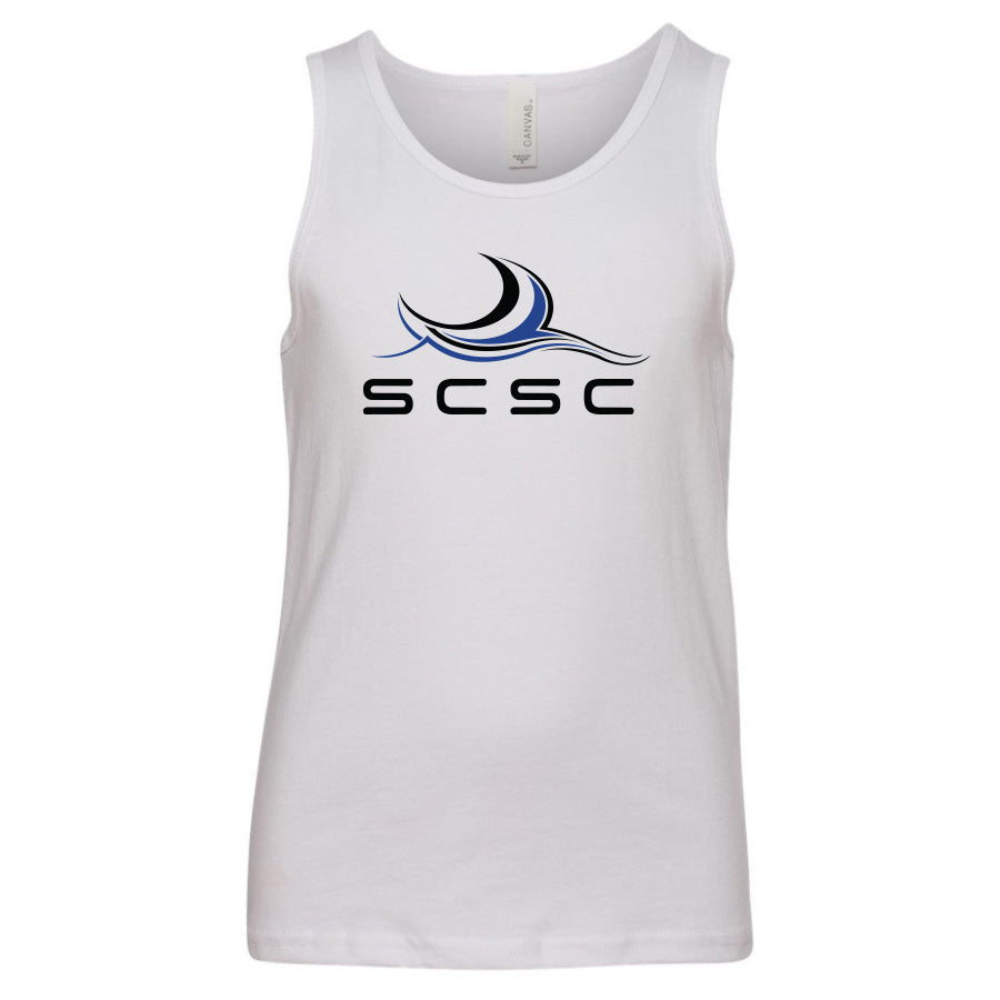 SCSC 2026 Youth Jersey Tank - White