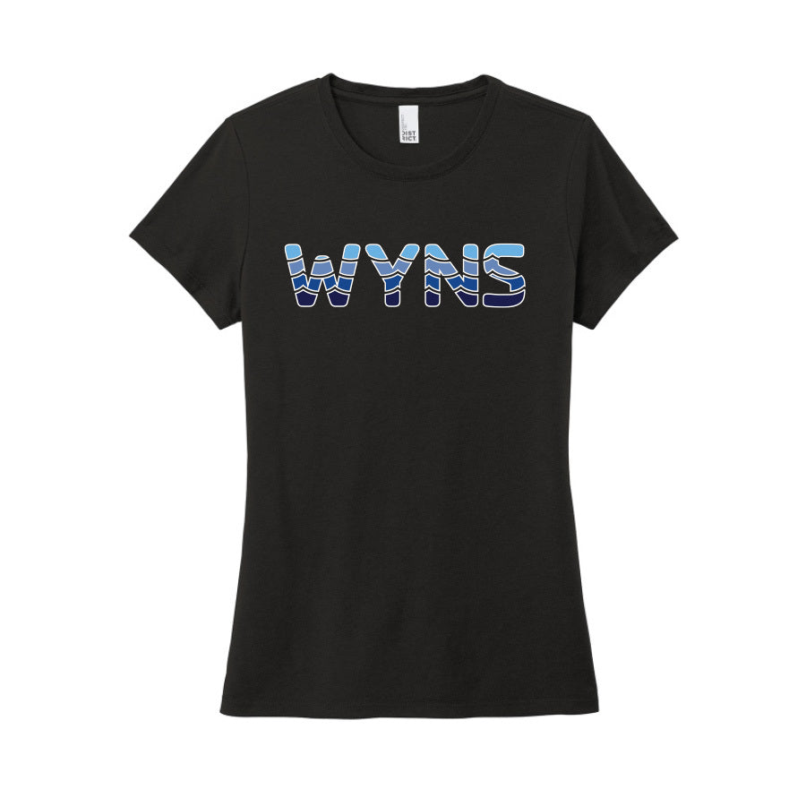 WYNS District Women's Perfect Tri Tee - Black
