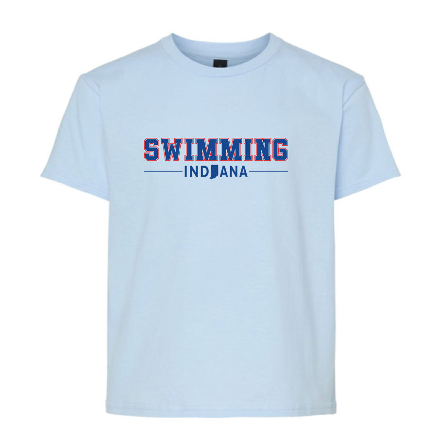 Youth Swimming Tee 2024 indiana