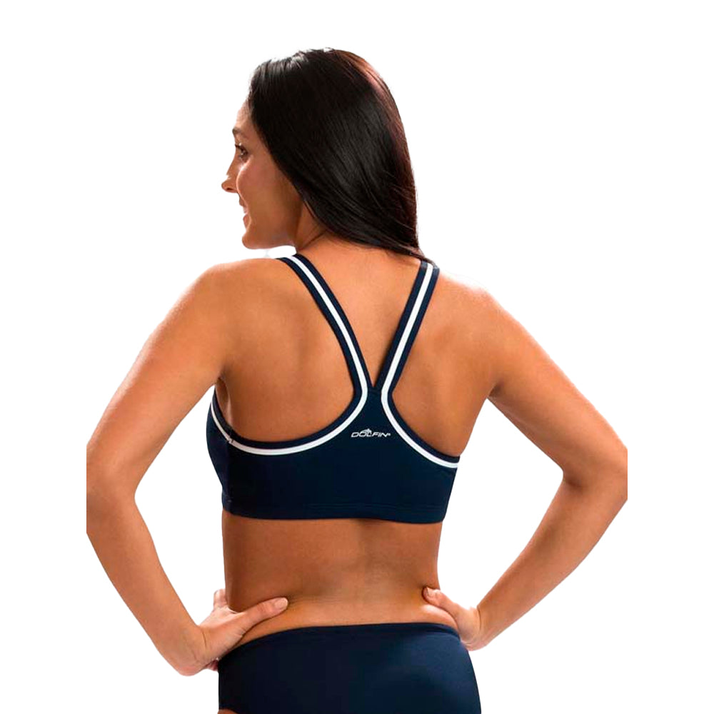 Dolfin Women's Guard Bikini Top navy back