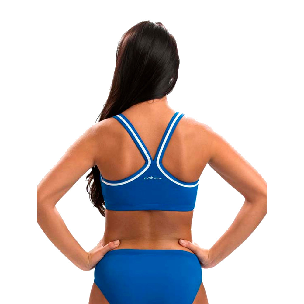 Dolfin Women's Guard Bikini Top royal back