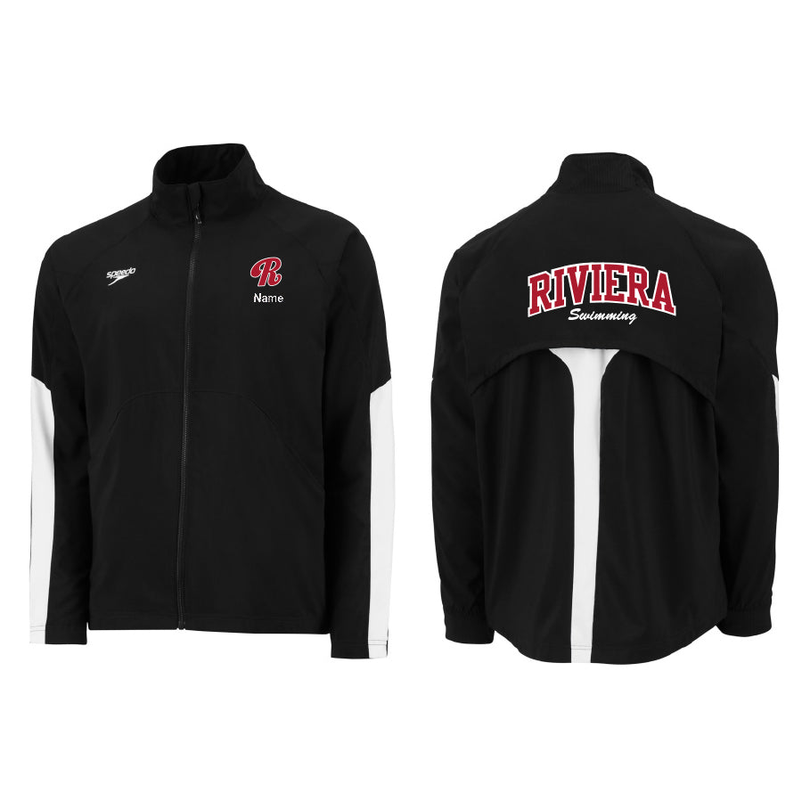 Riviera Men's Edge Team Warmup Jacket -  Speedo