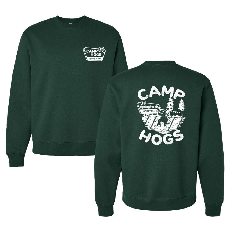 Springbrook Camp Hogs Adult Crewneck Sweatshirt