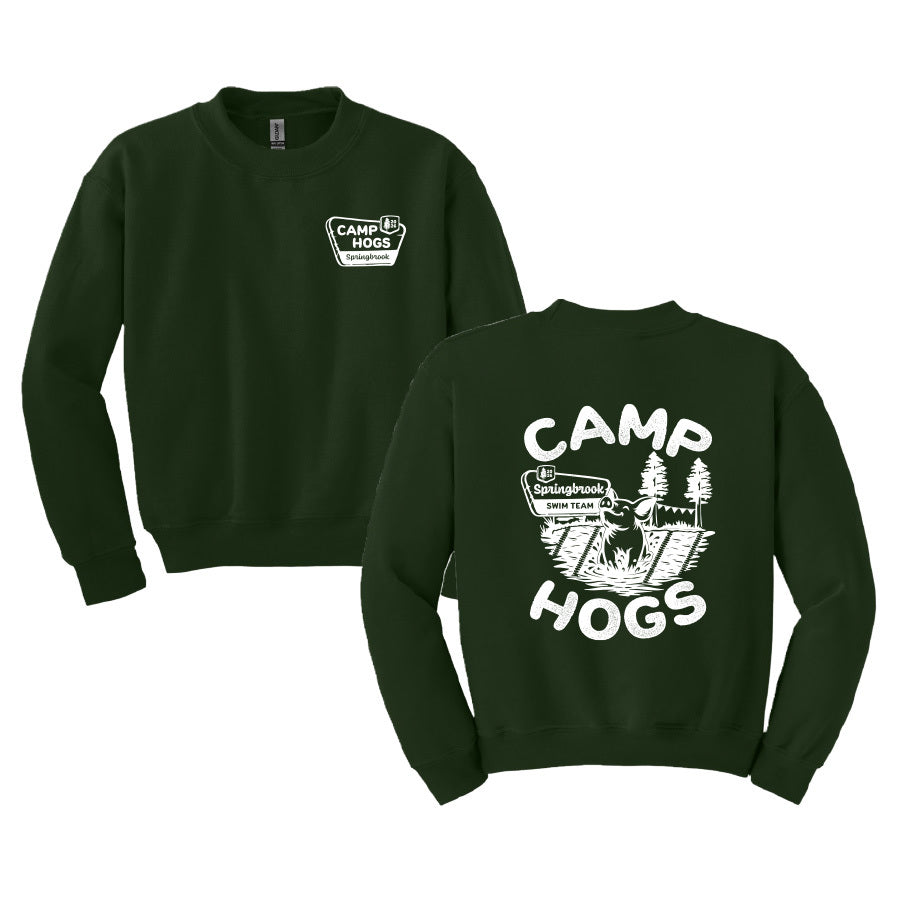Springbrook Camp Hogs Youth Crewneck Sweatshirt