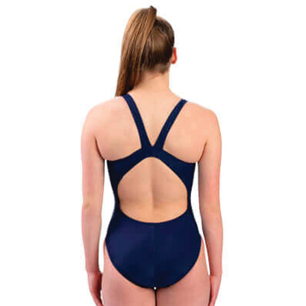 Dolfin Solid Lycra HP Back navy back