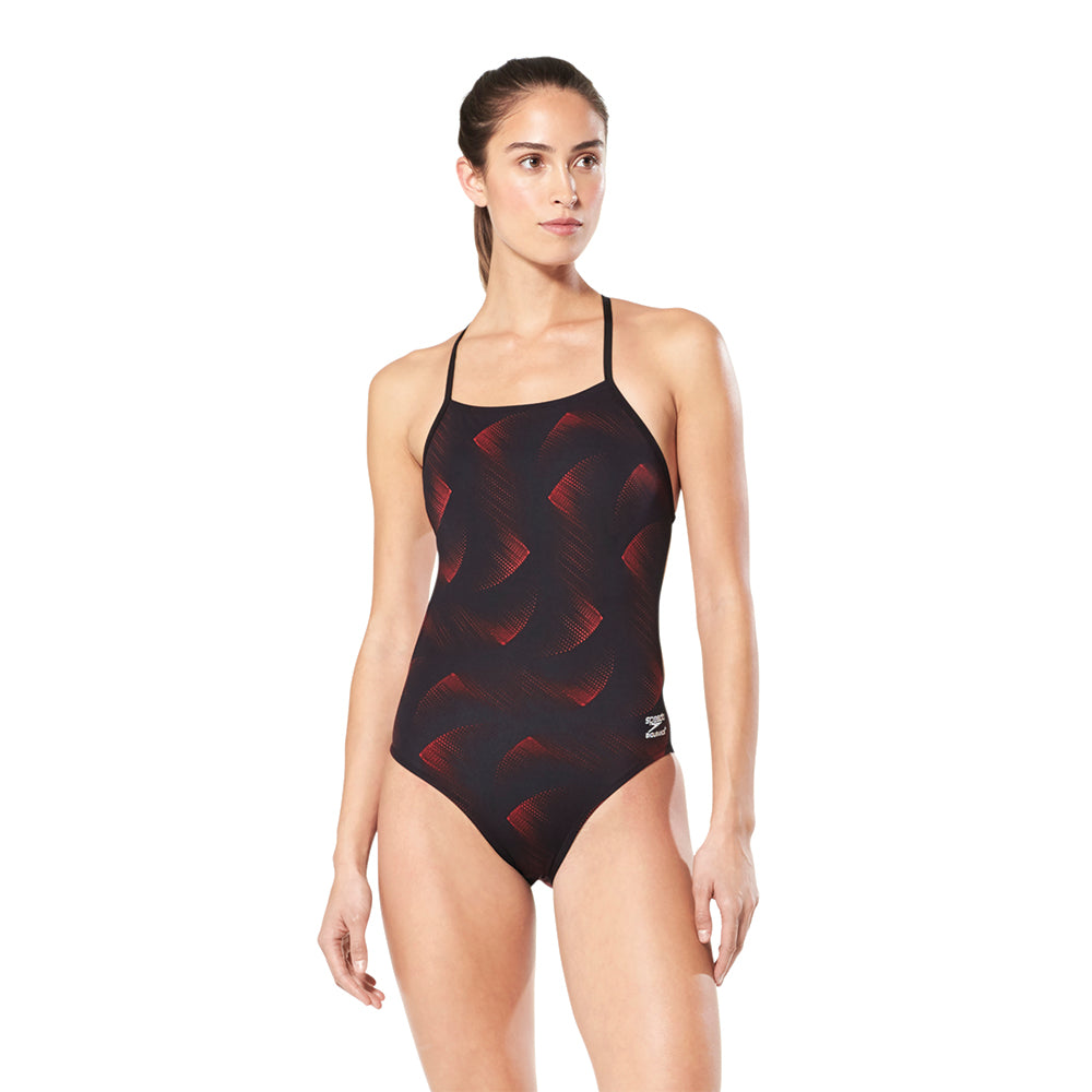 Speedo Endurance+ Beta Blade One Back red front
