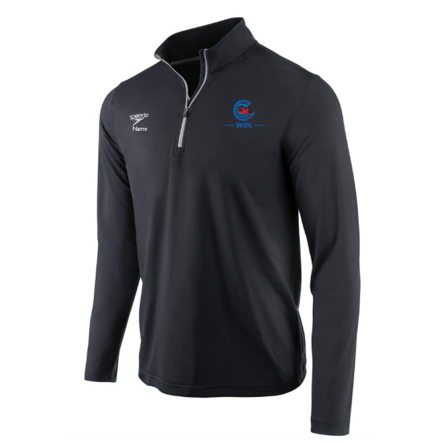 WIN Speedo Solid Quarter Zip Pullover