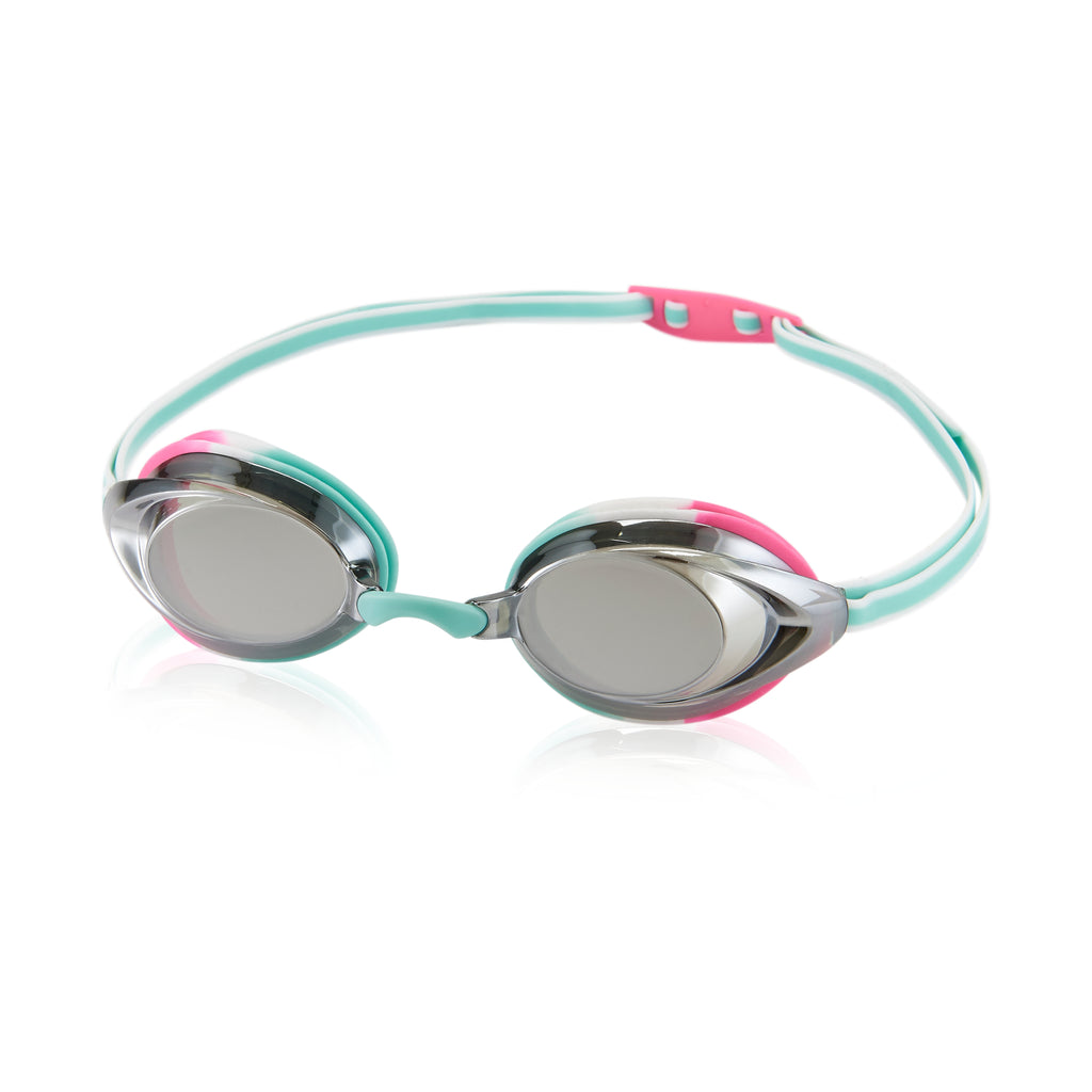Speedo Junior Vanquisher 2.0 Mirrored Goggle pink mint
