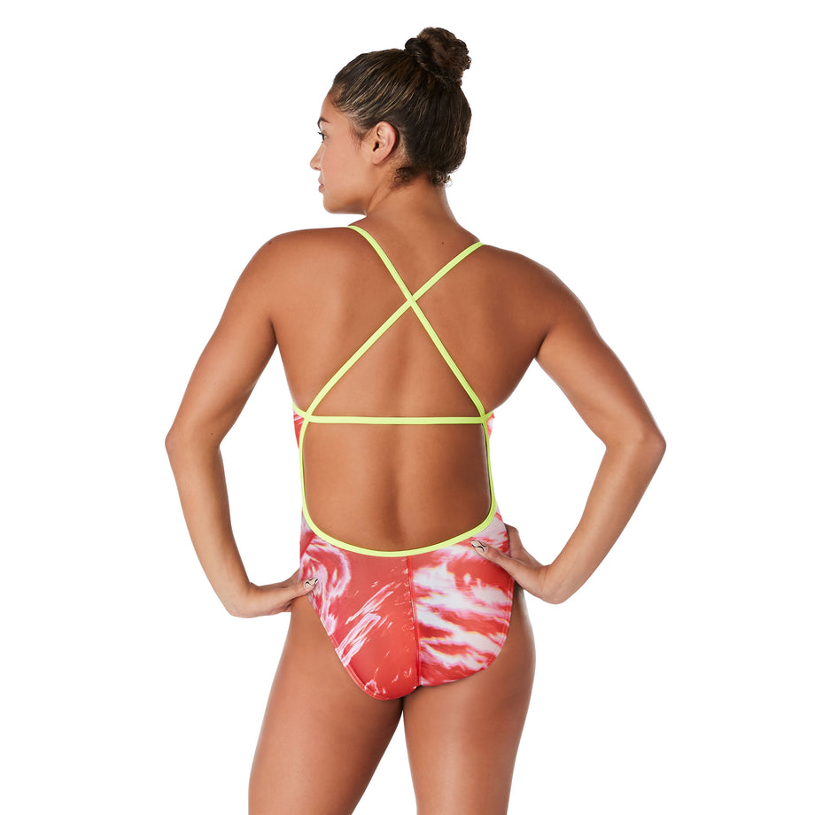 speedo SF Eco Act to One M AC7アサイー Speedo Cyclone Swirl Crossback – Elsmore Swim Shop