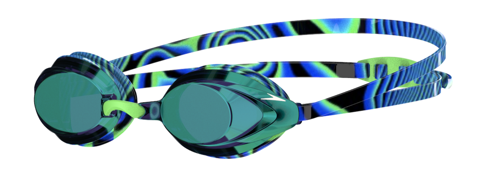 speedo goggle blue green 