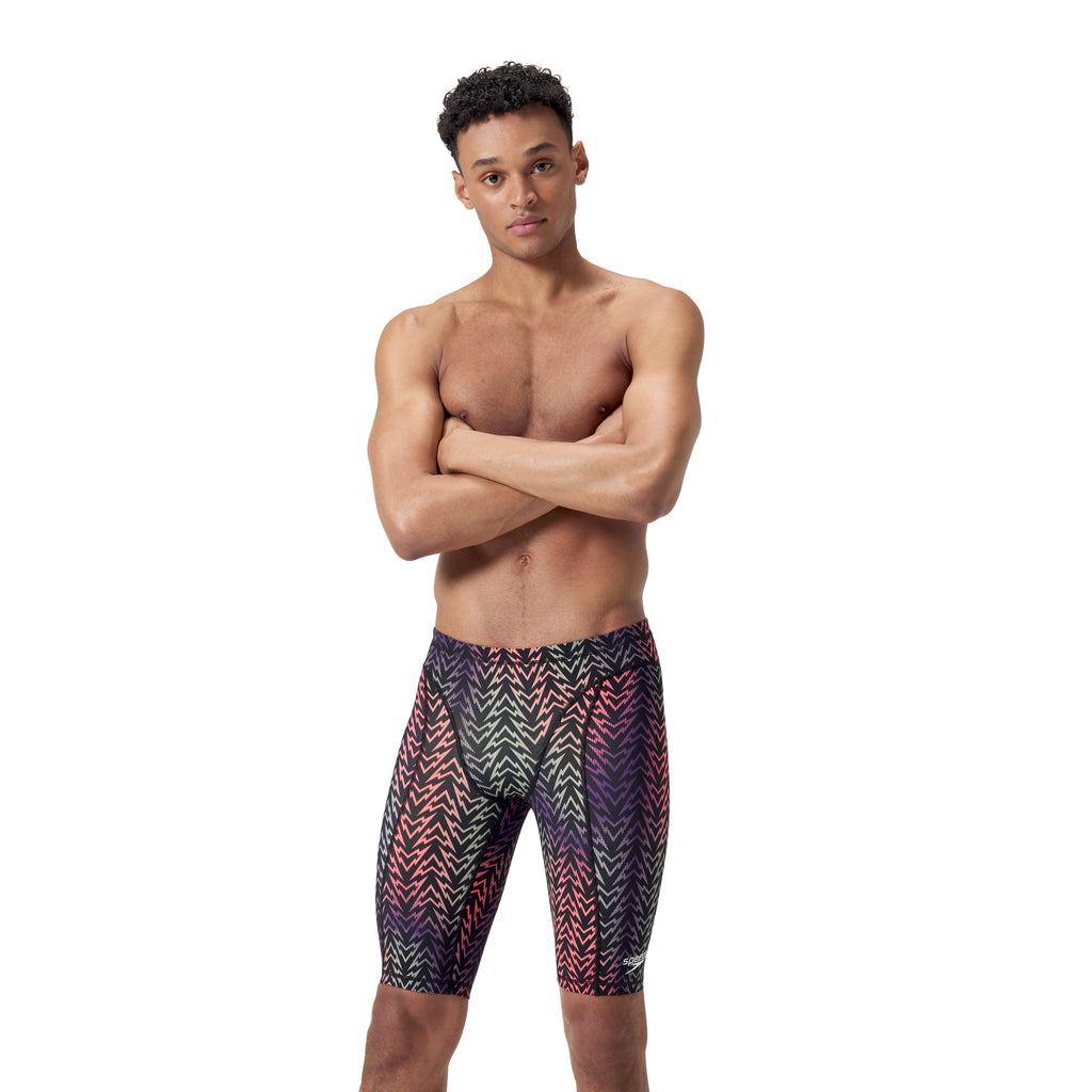 Speedo Printed Vanquisher Jammer siren red front