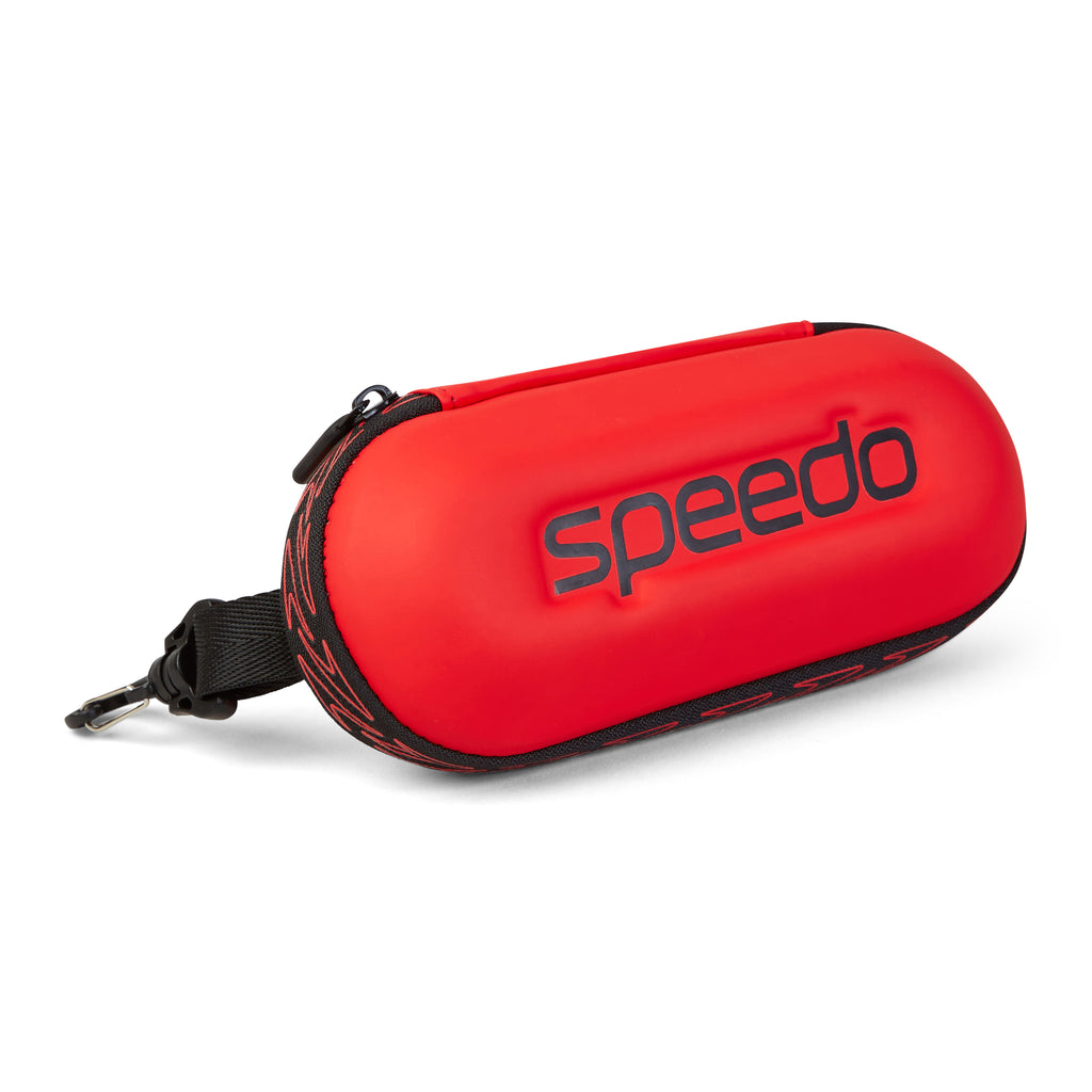 speedo goggle case red