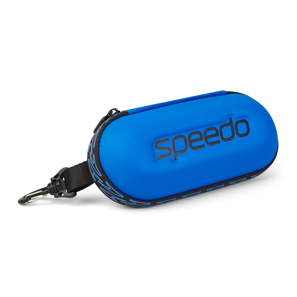 speedo goggle case blue