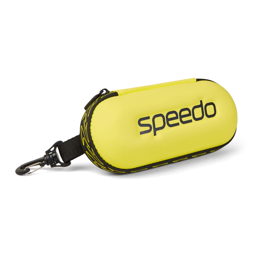 speedo goggle case yellow