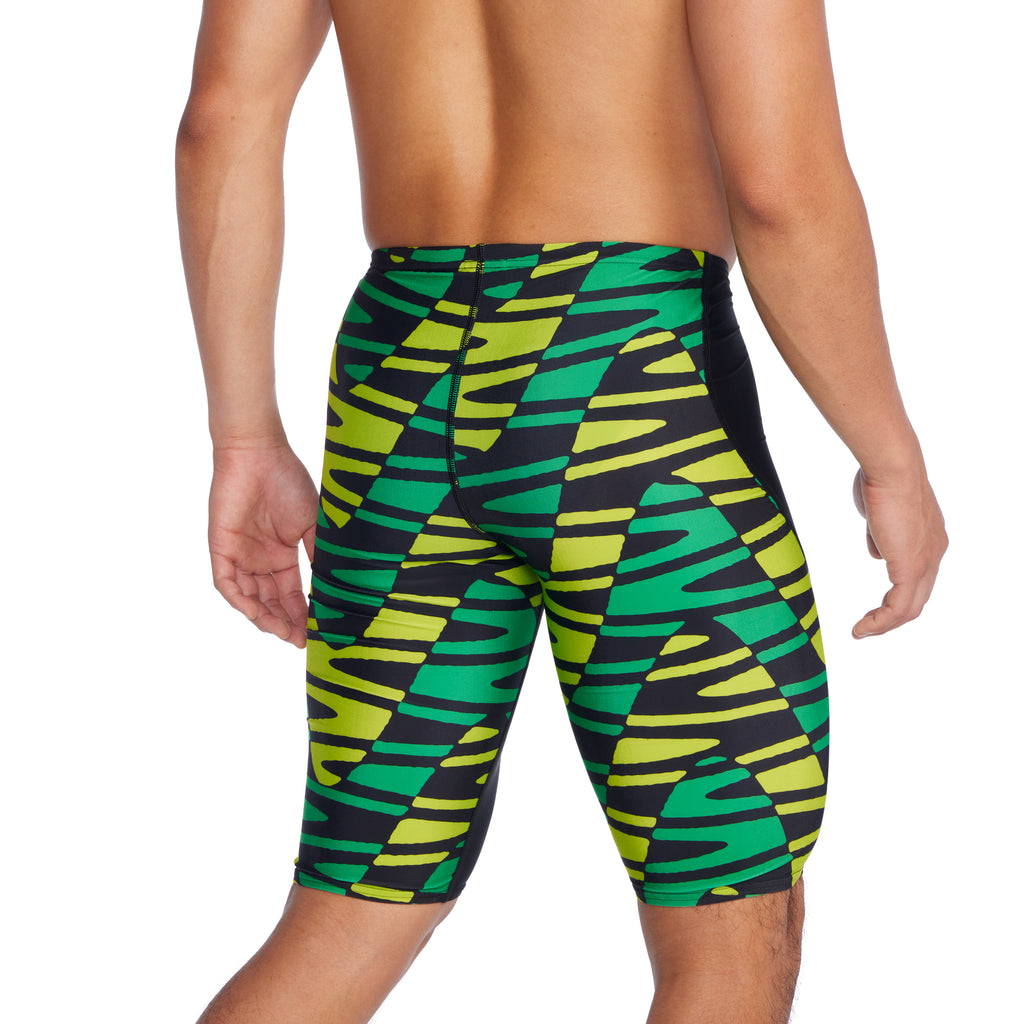 Speedo Disco Boom Splice Jammer green back