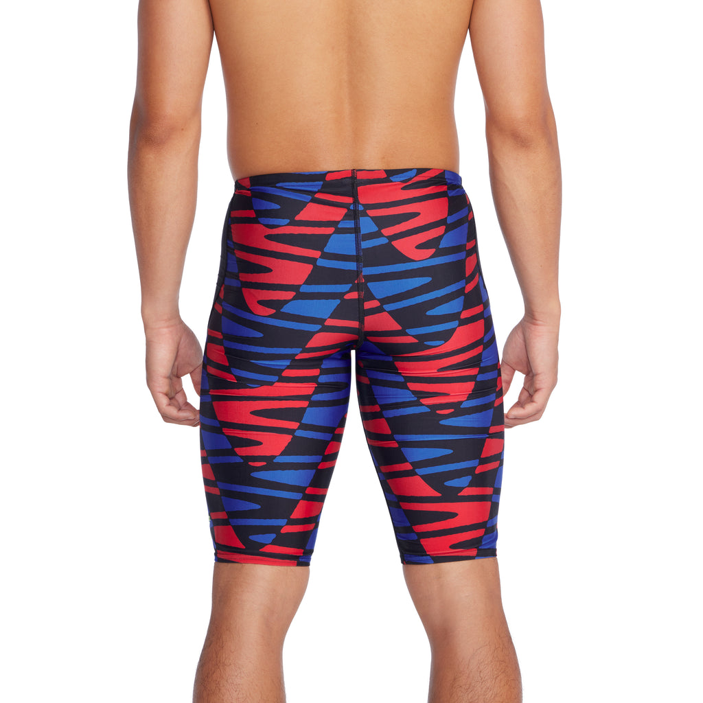 Speedo Disco Boom Splice Jammer red white blue back