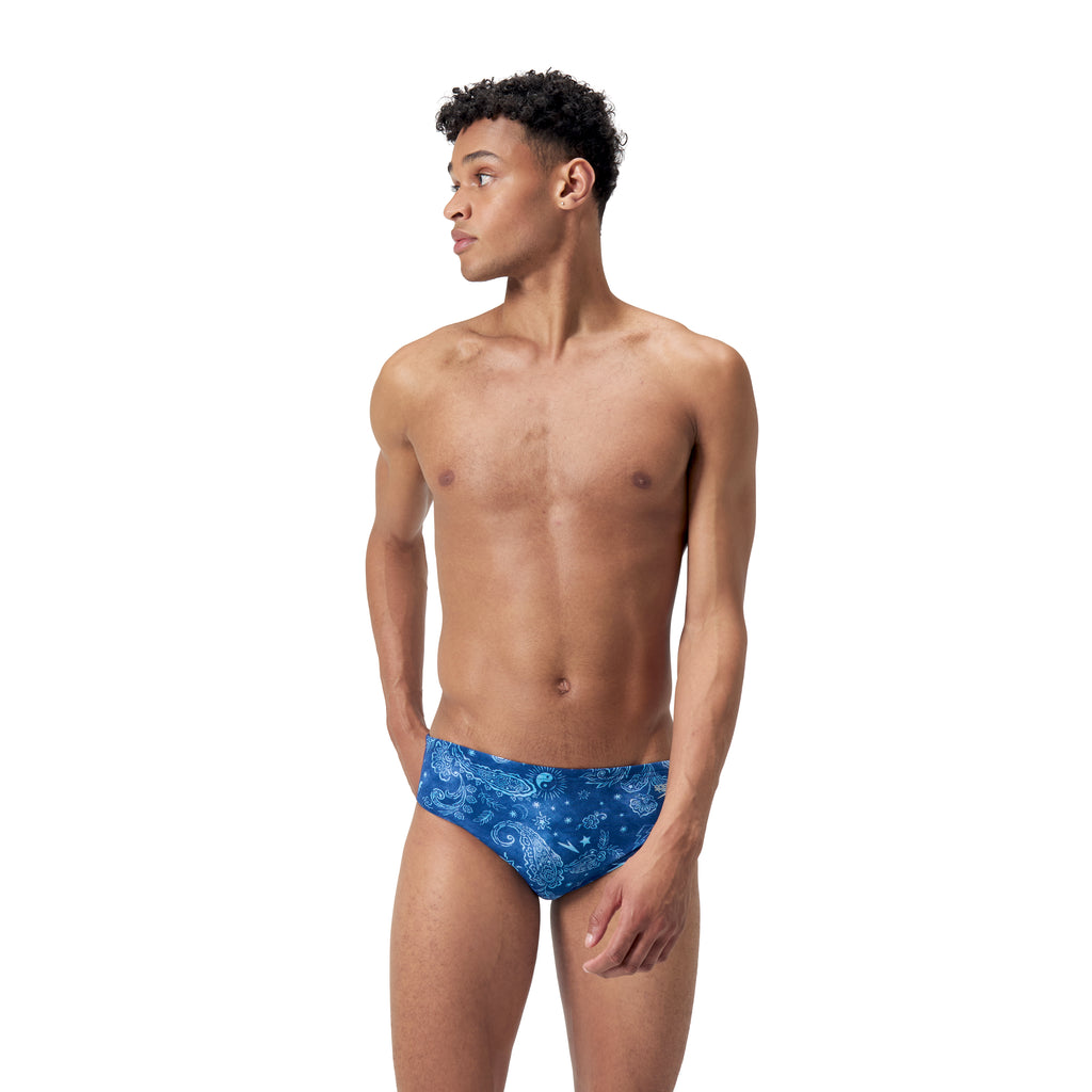 Speedo Printed One Brief blue front