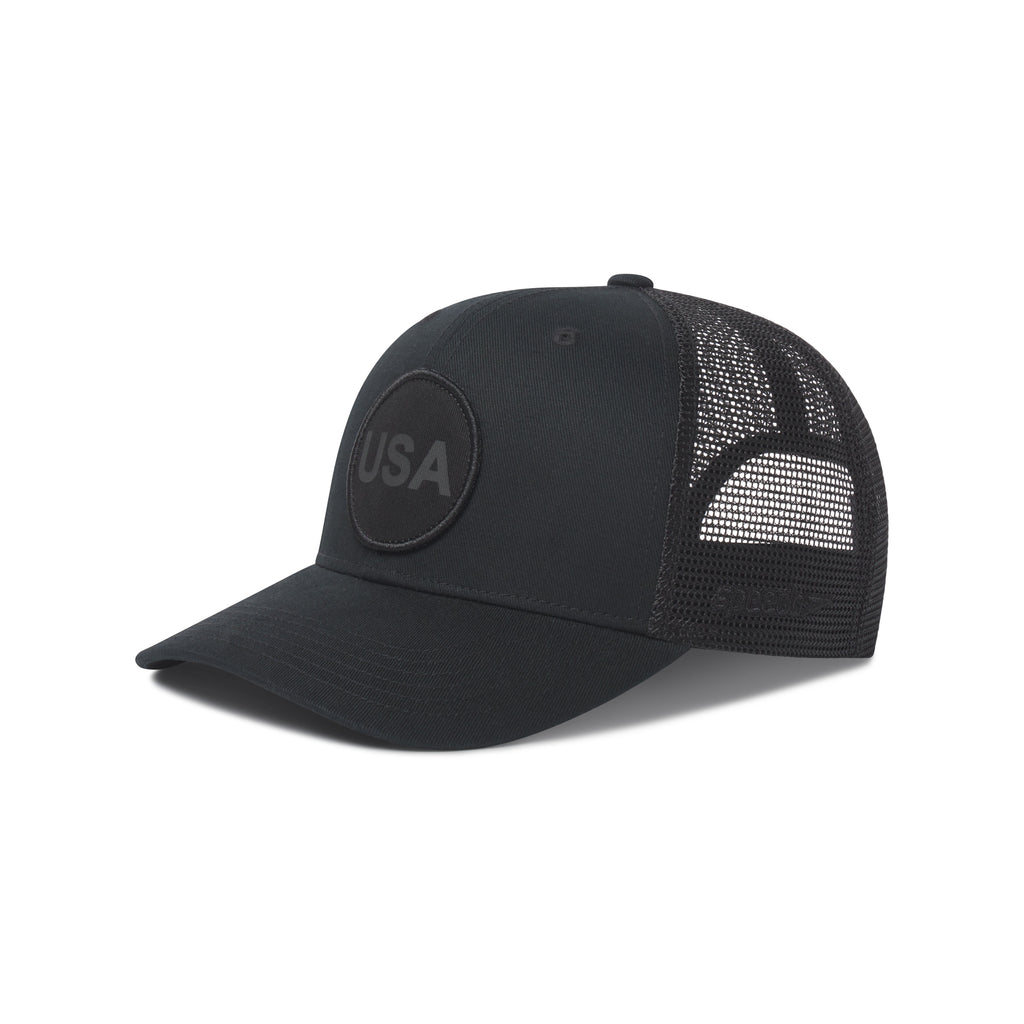 Speedo Trucker Hat usa black side