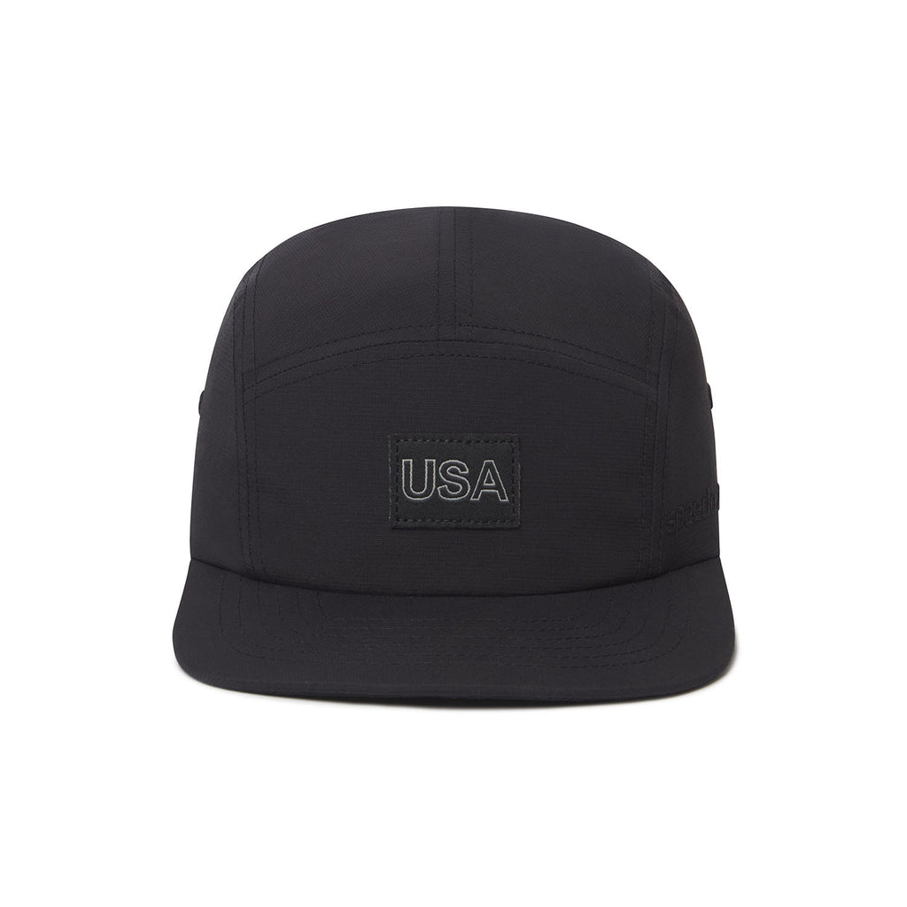 Speedo 5 Panel Jogger Hat usa black front