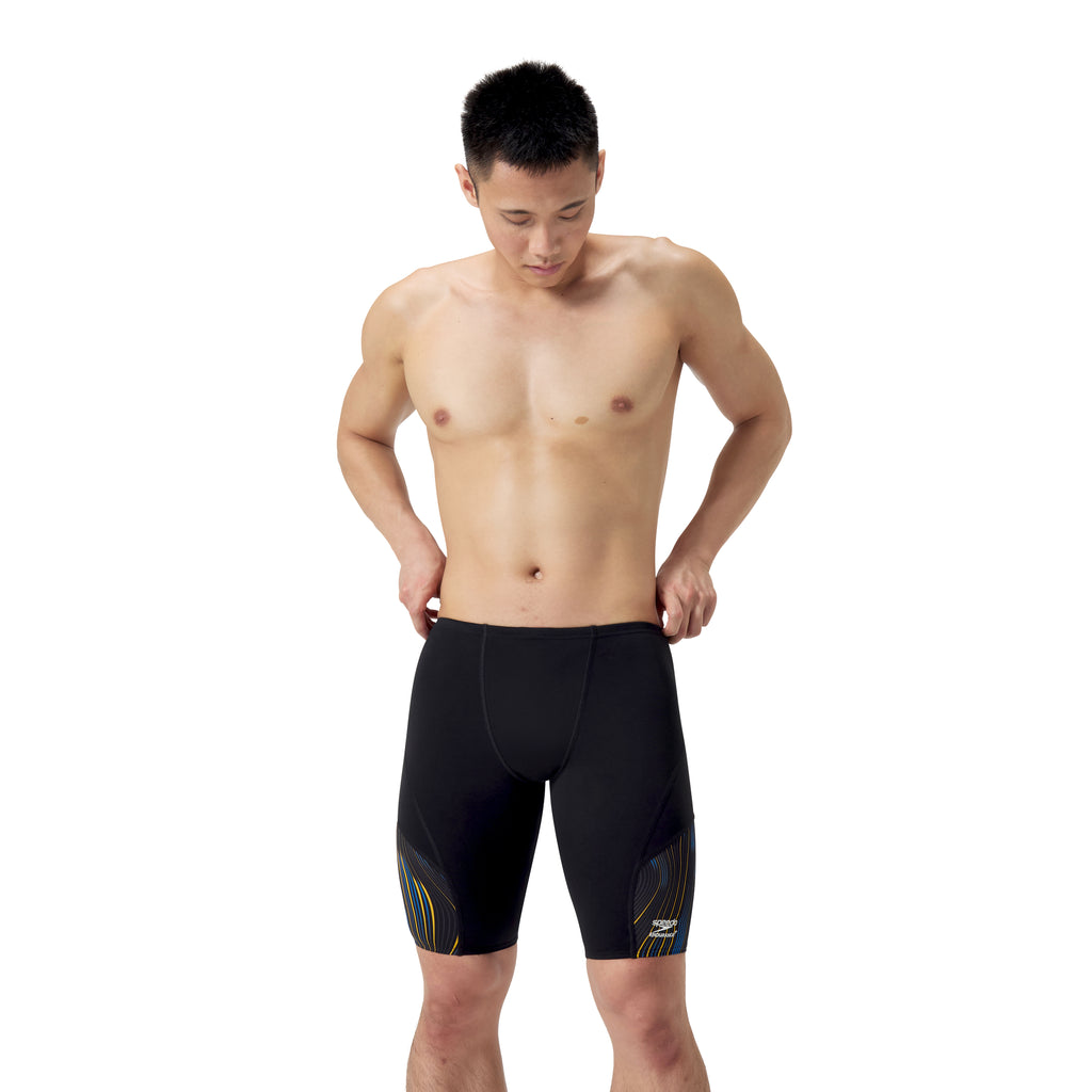 Speedo Space Train Jammer blue yellow front