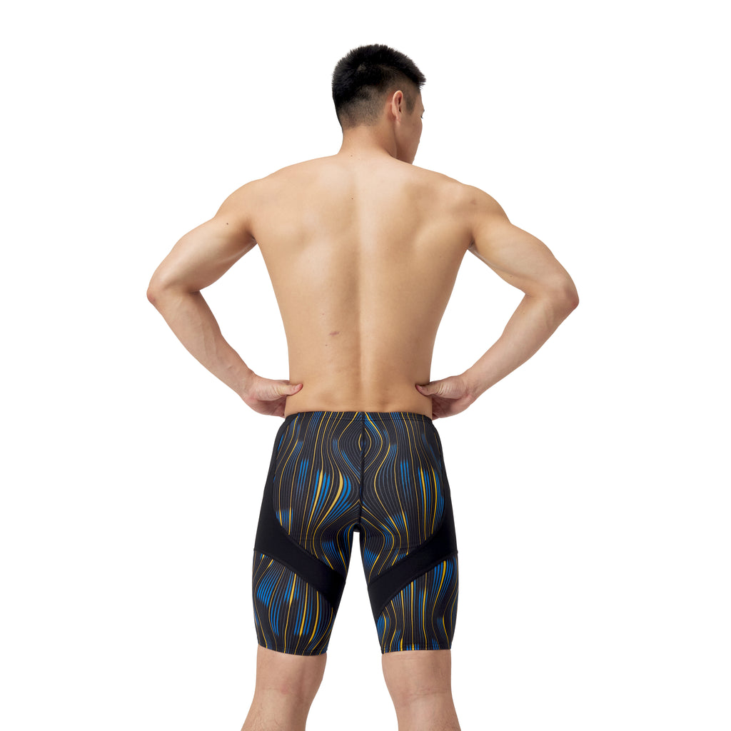 Speedo Space Train Jammer blue yellow back