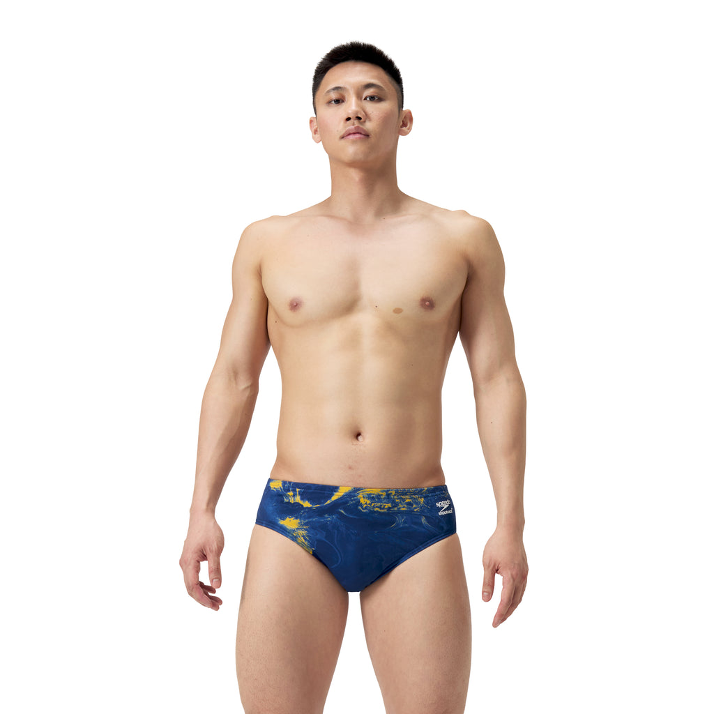 Speedo Lunar Storm Brief navy gold