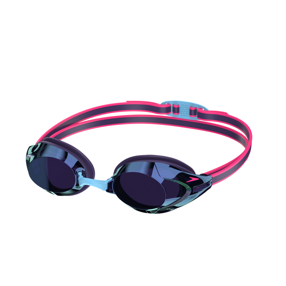 Speedo Vanquisher 3.0 Mirrored Goggles, Red