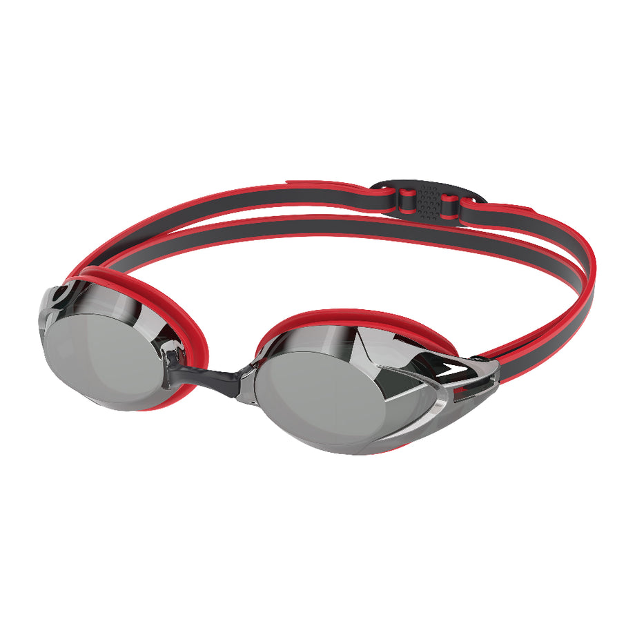 Speedo Vanquisher 3.0 Mirrored Goggles, Red