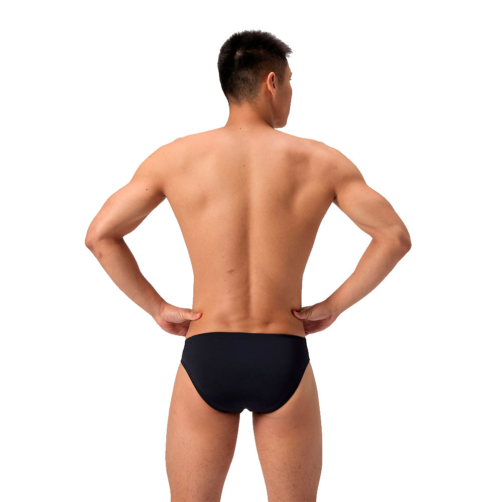 Speedo Black Solid Brief back