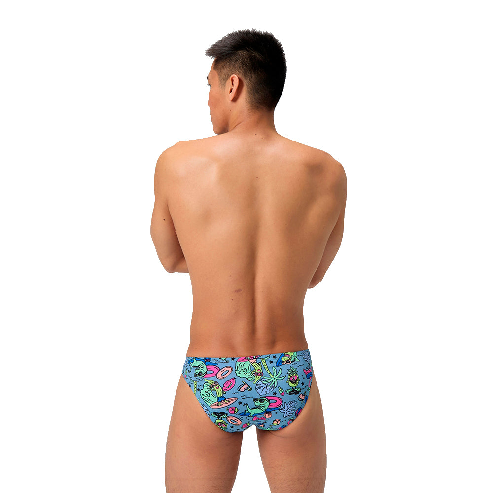 Speedo Printed Brief electric luau back