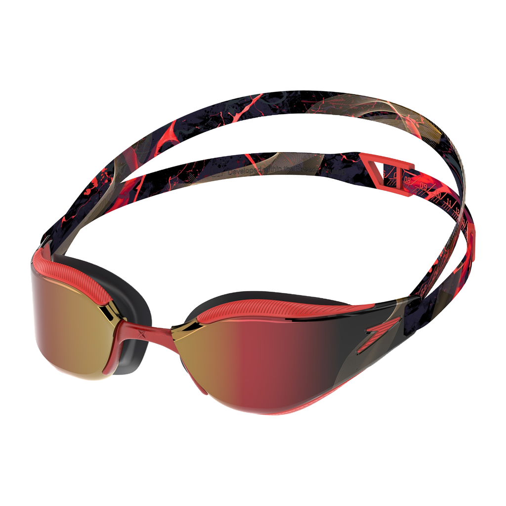 Speedo Fastskin Hyper Elite Mirror Swimming Goggles One Size